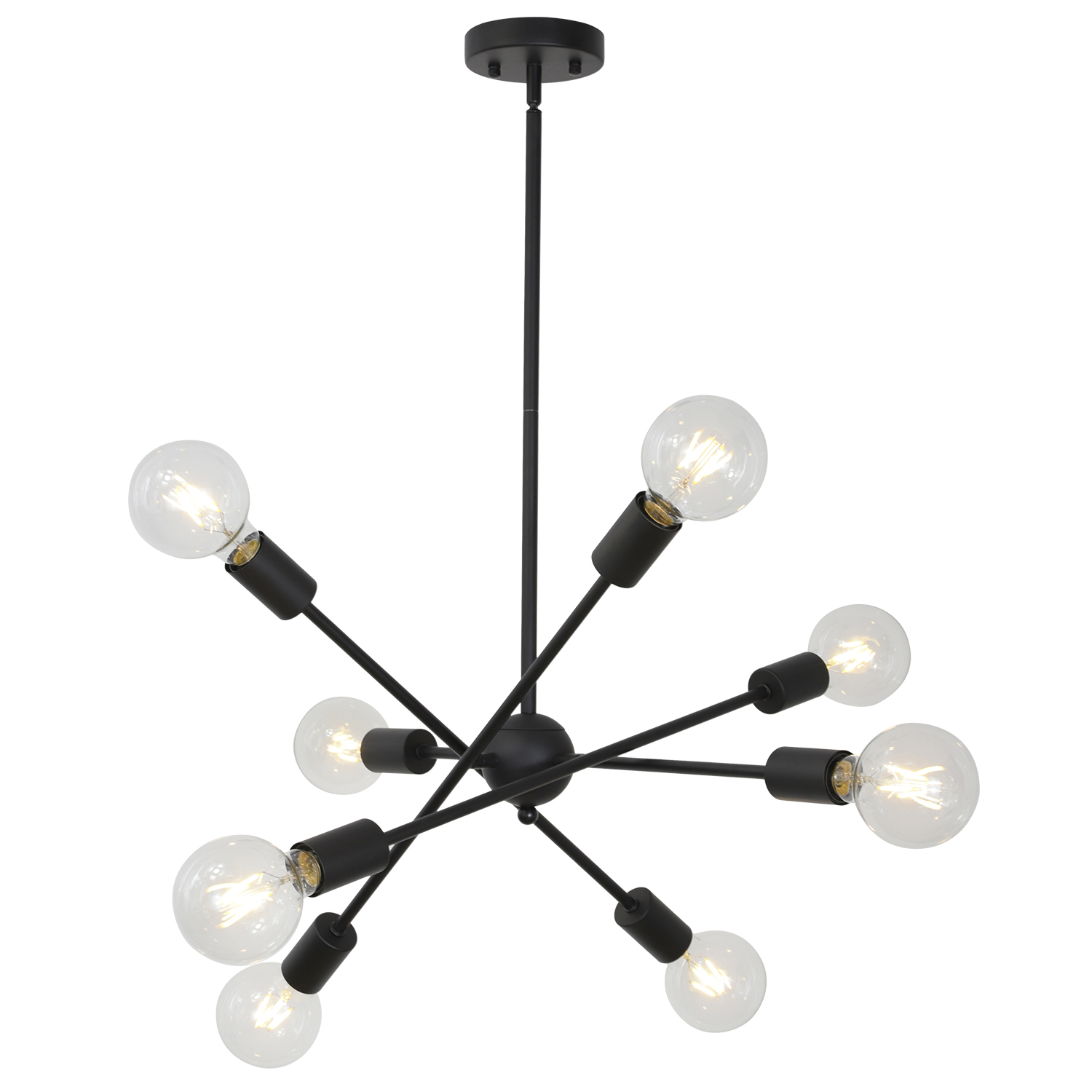 teardrop glass chandelier