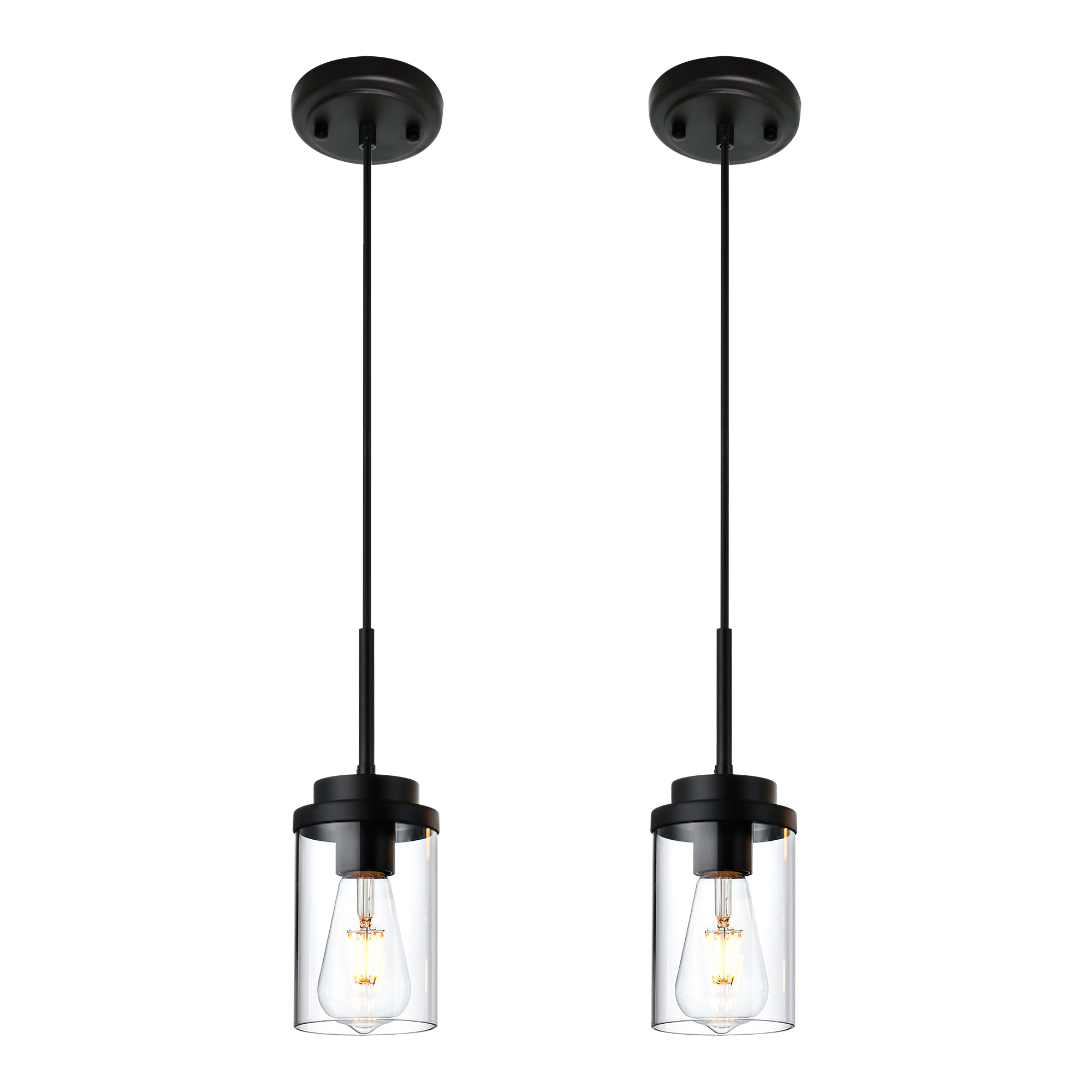 navy blue pendant light