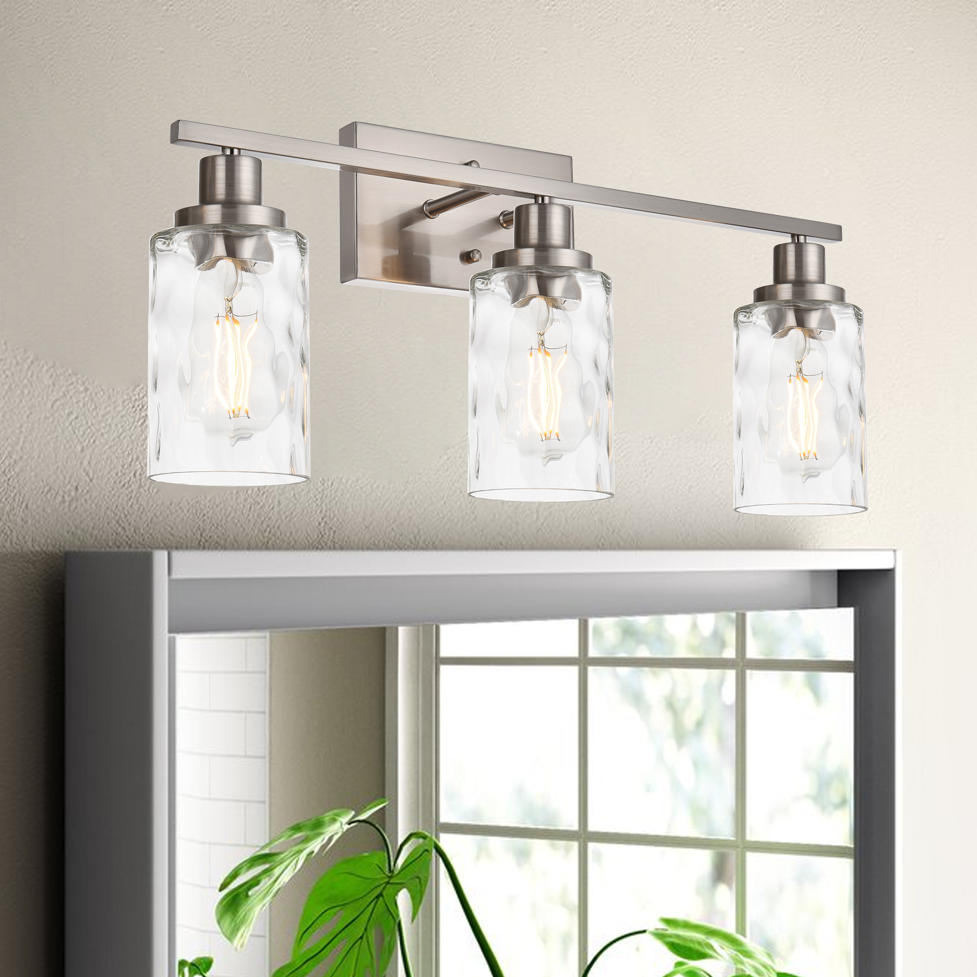flush crystal chandelier