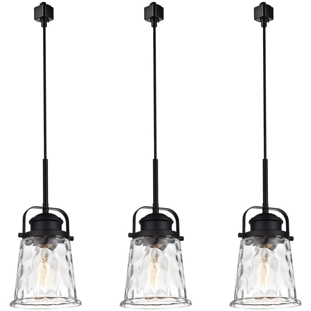 kitchen with pendant lighting over island