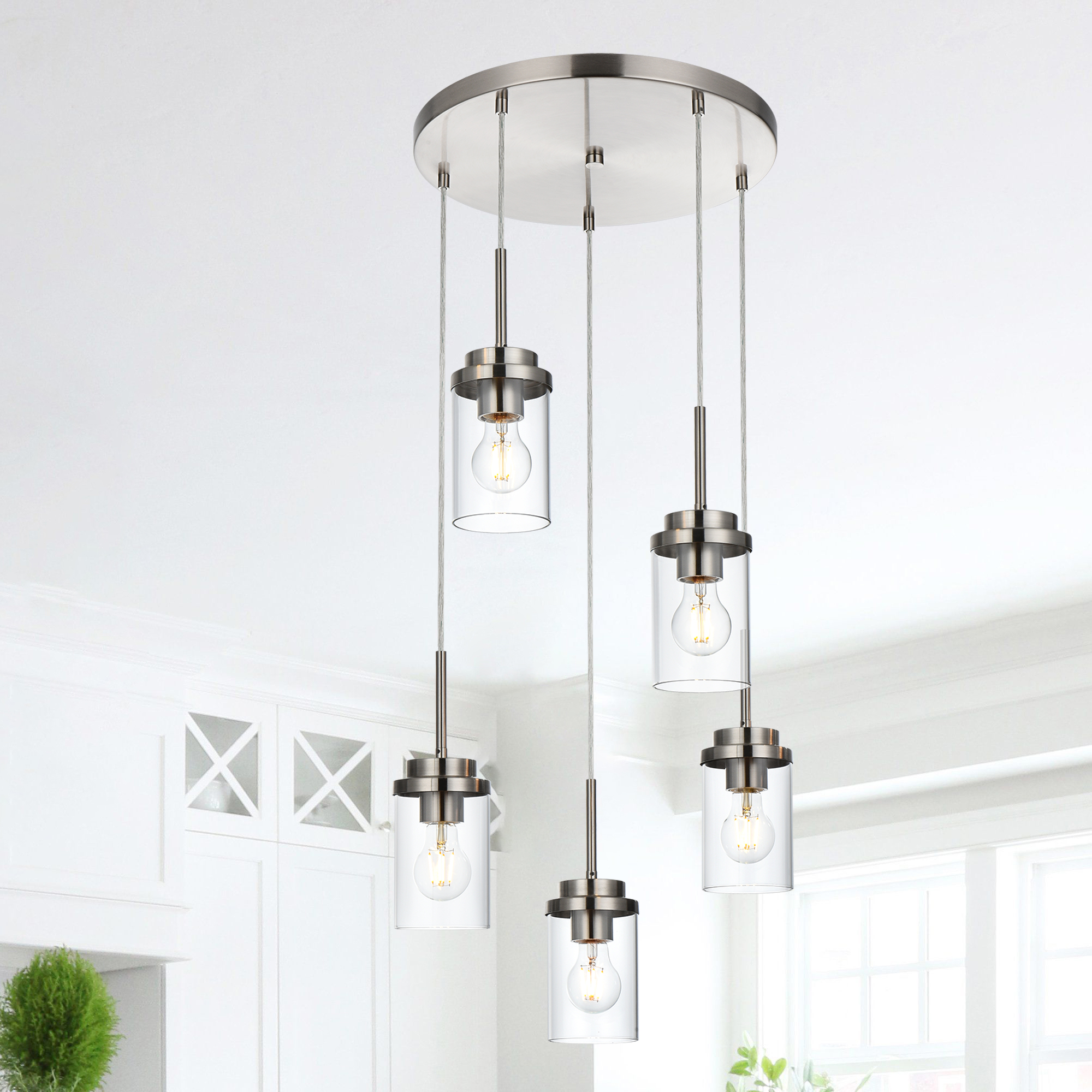 crystal chandelier table lamp