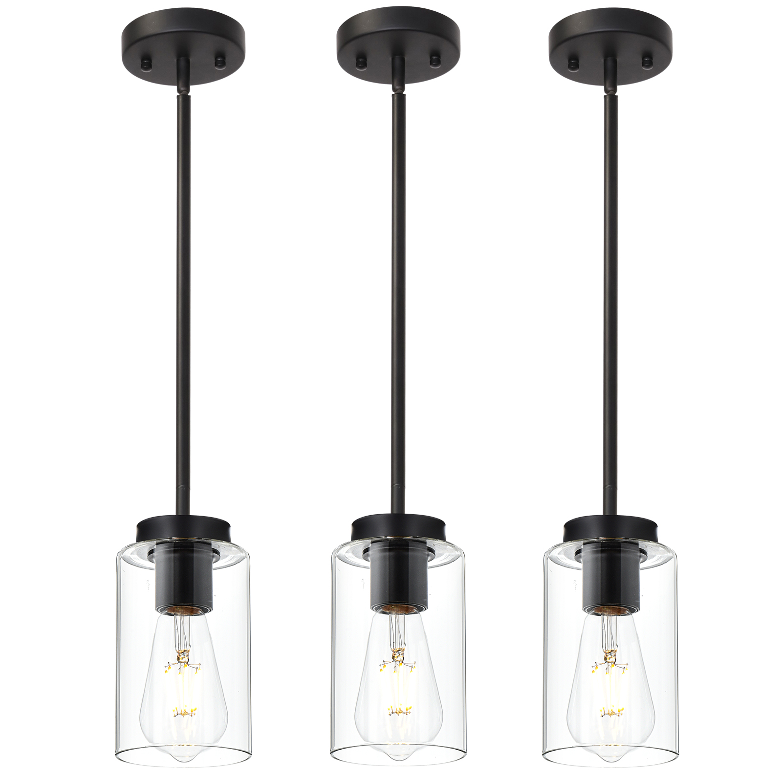 navy blue pendant light