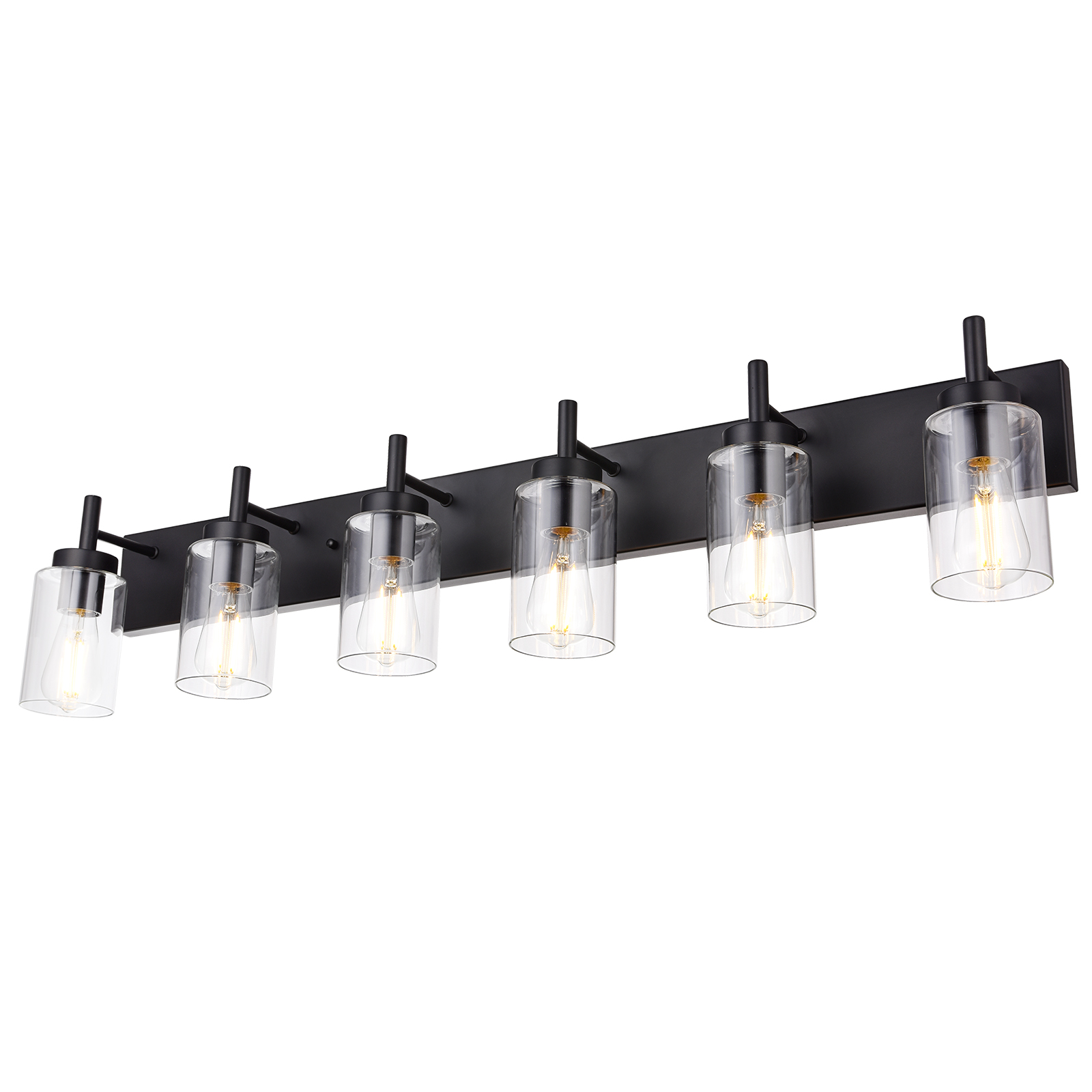 chrome chandelier with crystals