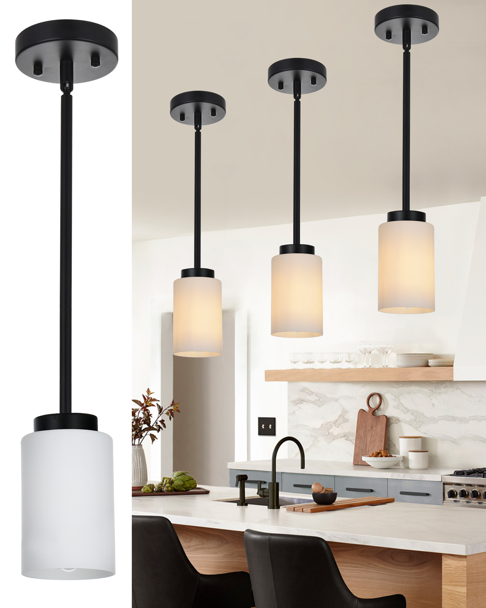flush mount kitchen island lights