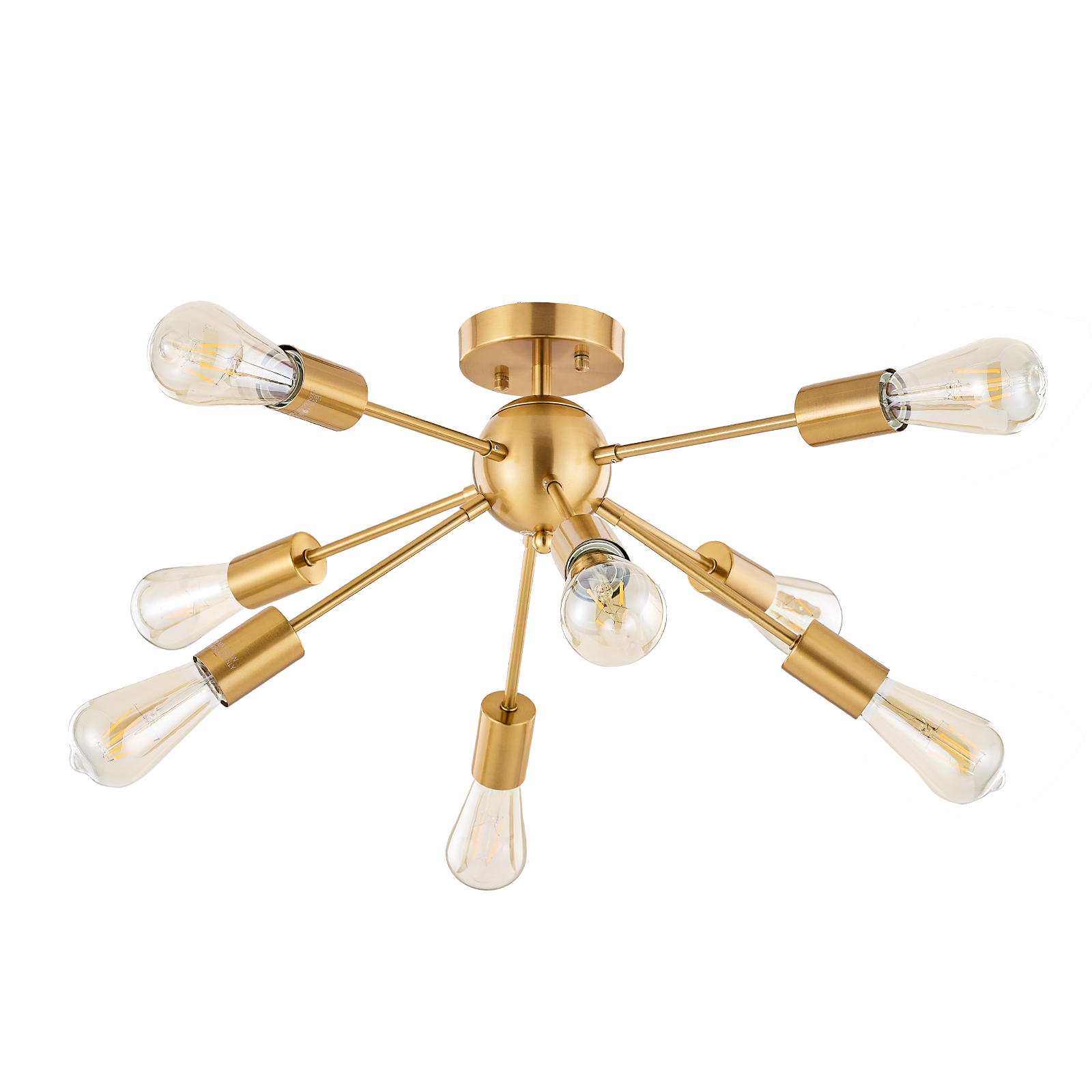 black starburst chandelier