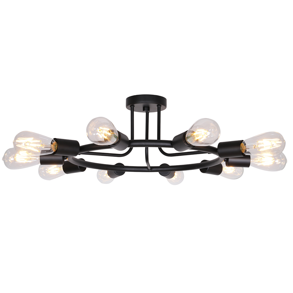 glass disc chandelier