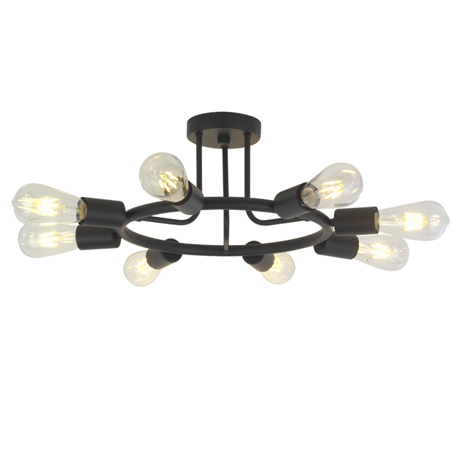 black vintage pendant light