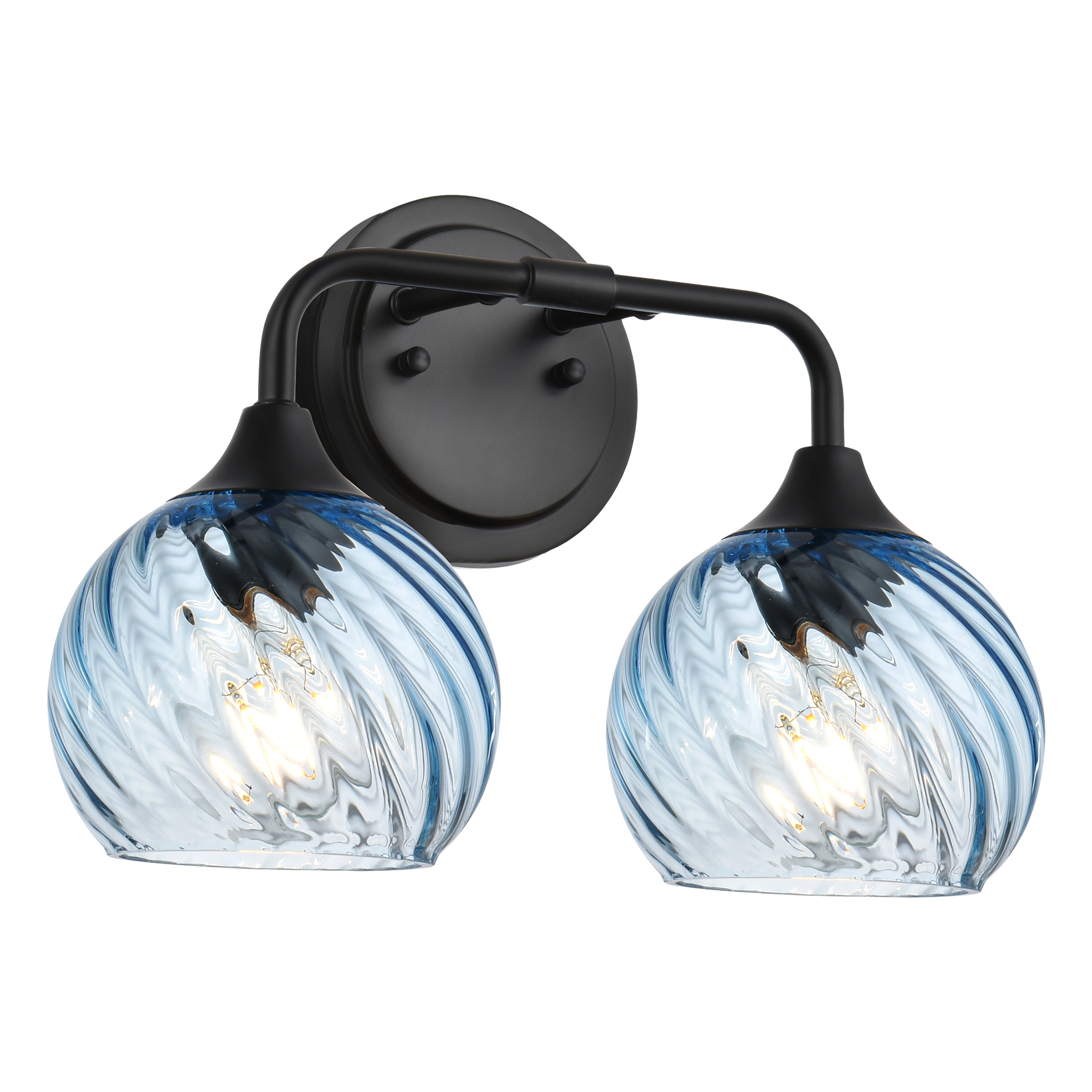 coloured glass pendant light