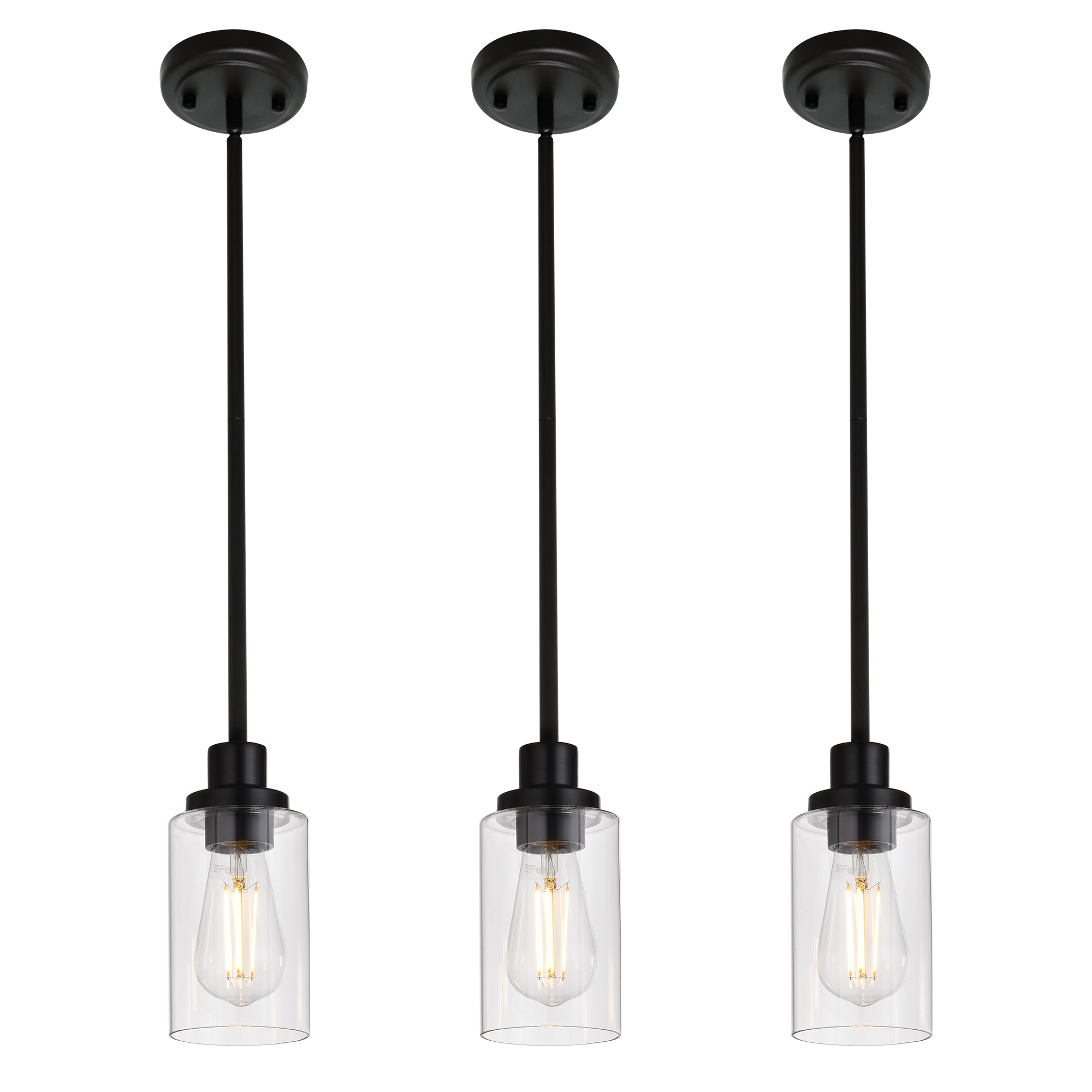 navy blue pendant light