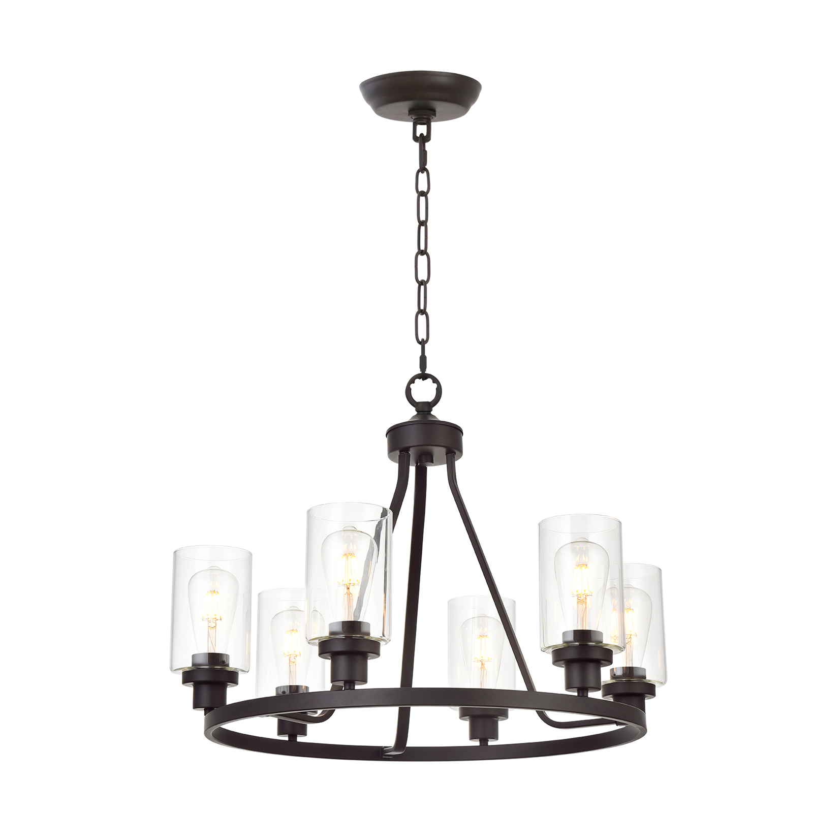 transitional foyer chandelier