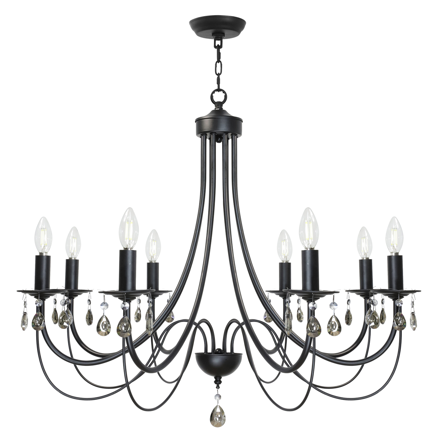 crystal rectangular chandelier