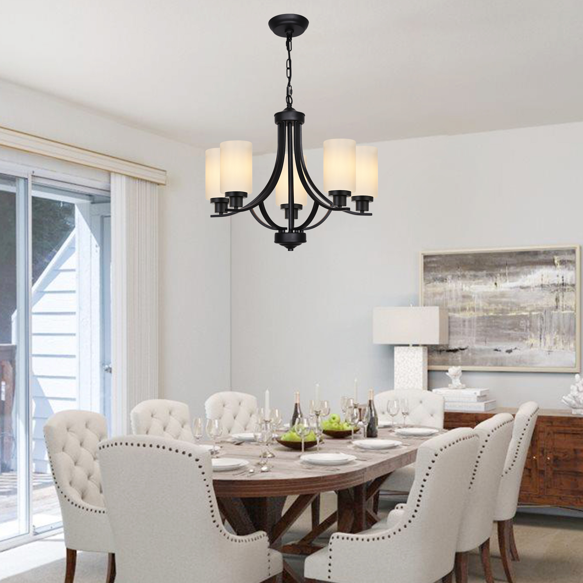 large crystal chandelier for foyer