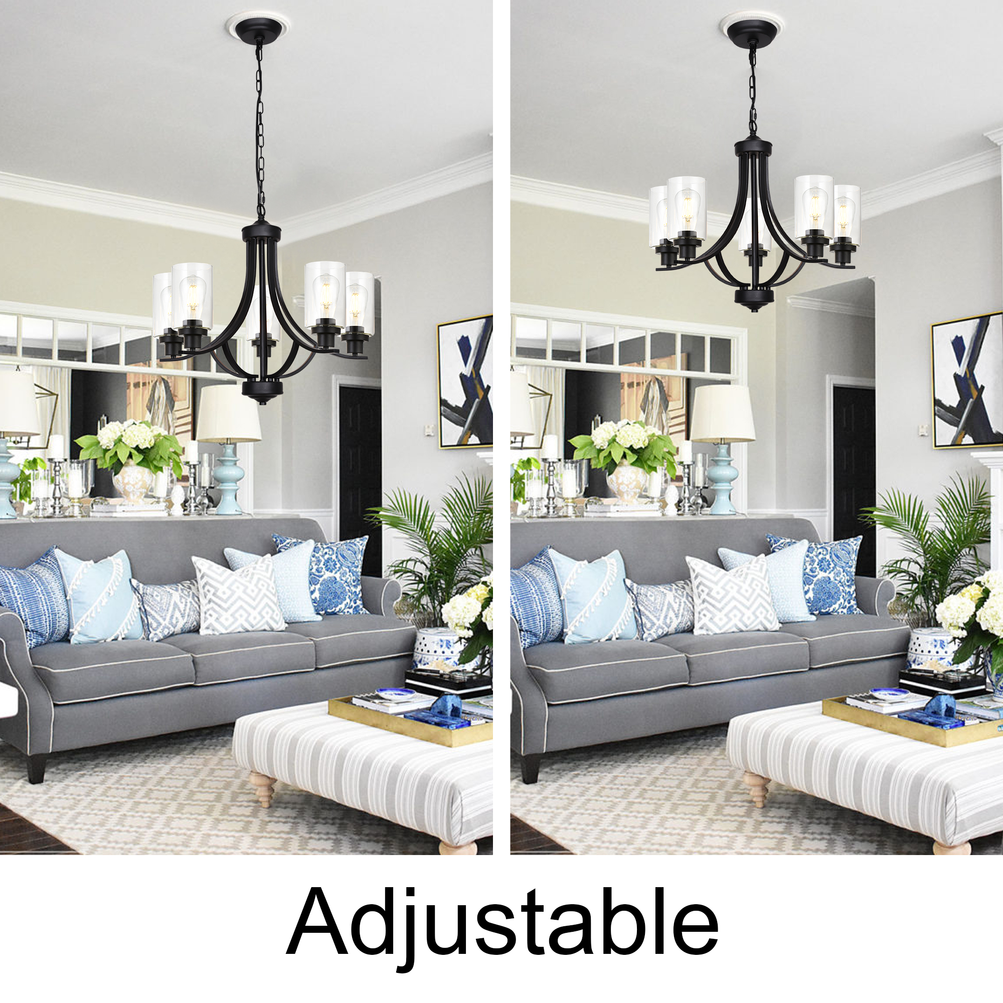 hanging rattan pendant light